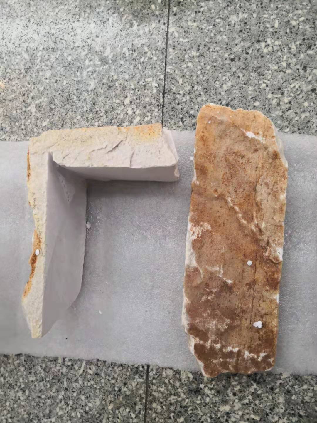 Natuursteen Rocks Yellow Quartzite (Oranje)3-5cm