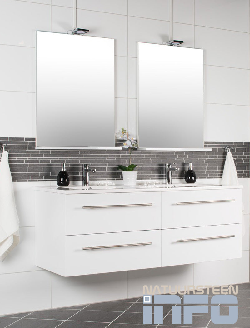 Wandtegels blanco wit pris 3 600x300x7mm mat