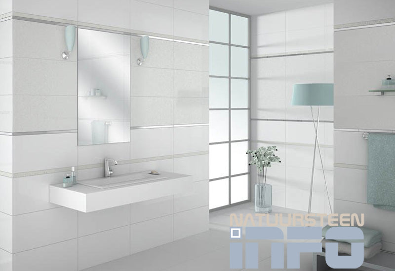 Wandtegels blanco wit pris 3 600x300x7mm mat