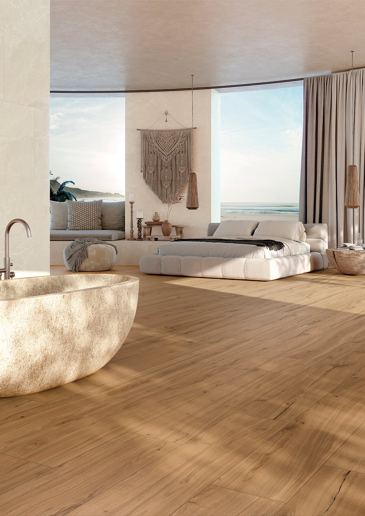 Houtlook Natura Castagno 1600x260x10mm naturale merk tuscania italie