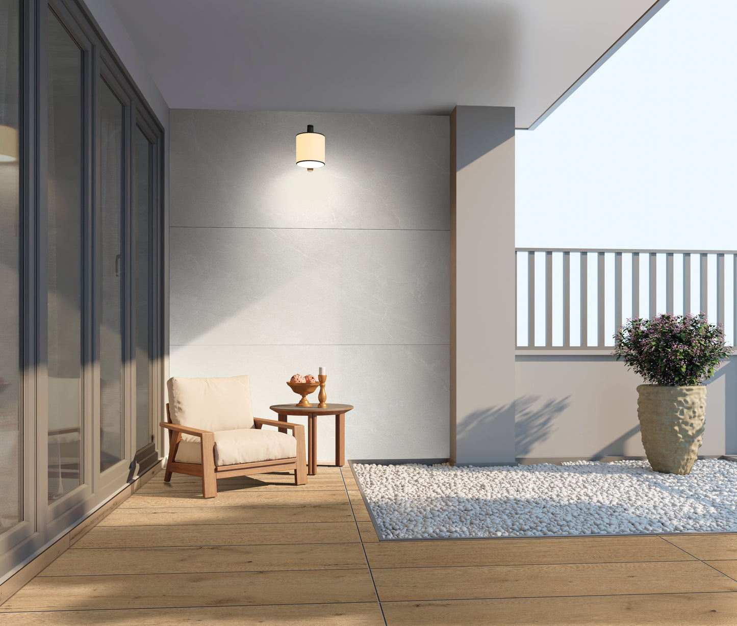 Terrastegels Cortina Avario 894x894x20-50mm naturale