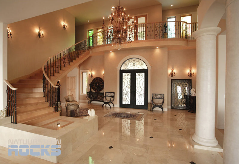 Marmerlook Apune Corinthian Beige merk Nexion 1198x598x9mm honed