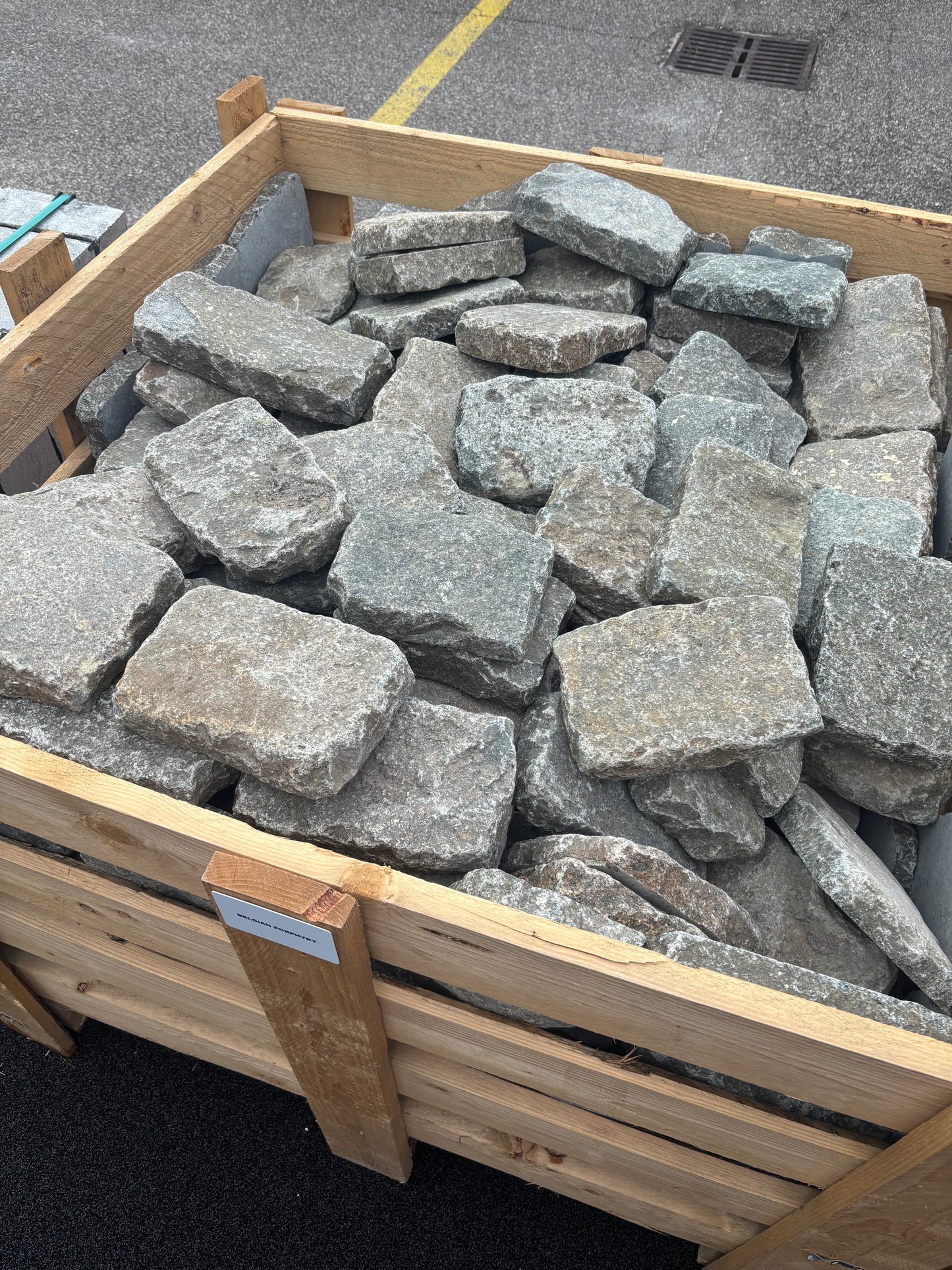 Kasseien Belgische Porfier 20x14x3-5cm