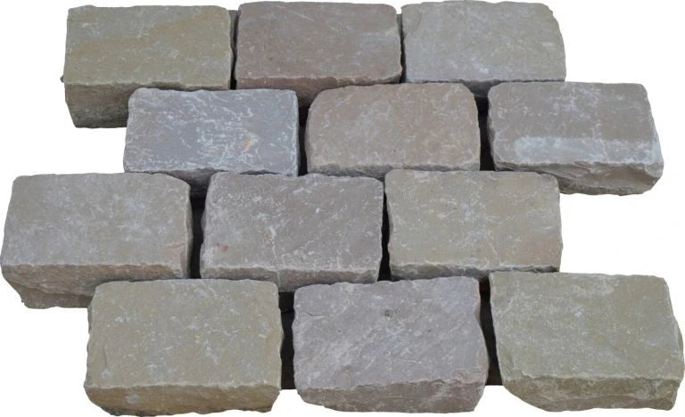 Kasseien Kandla Grey 14x14x5-7cm -20x14x5-7cm en 20x14x3-5cm