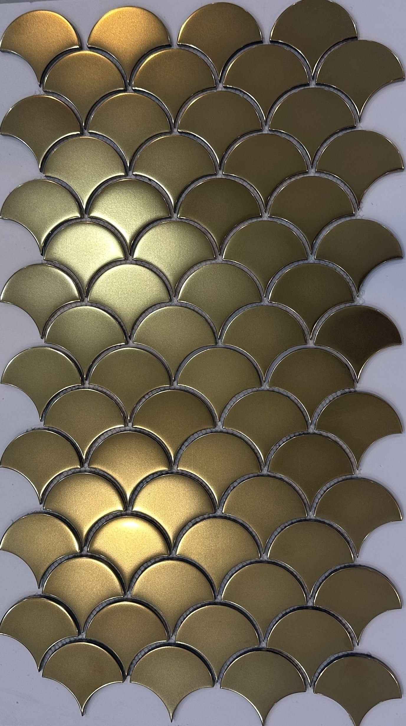 Glasmozaïek Waaier Gold