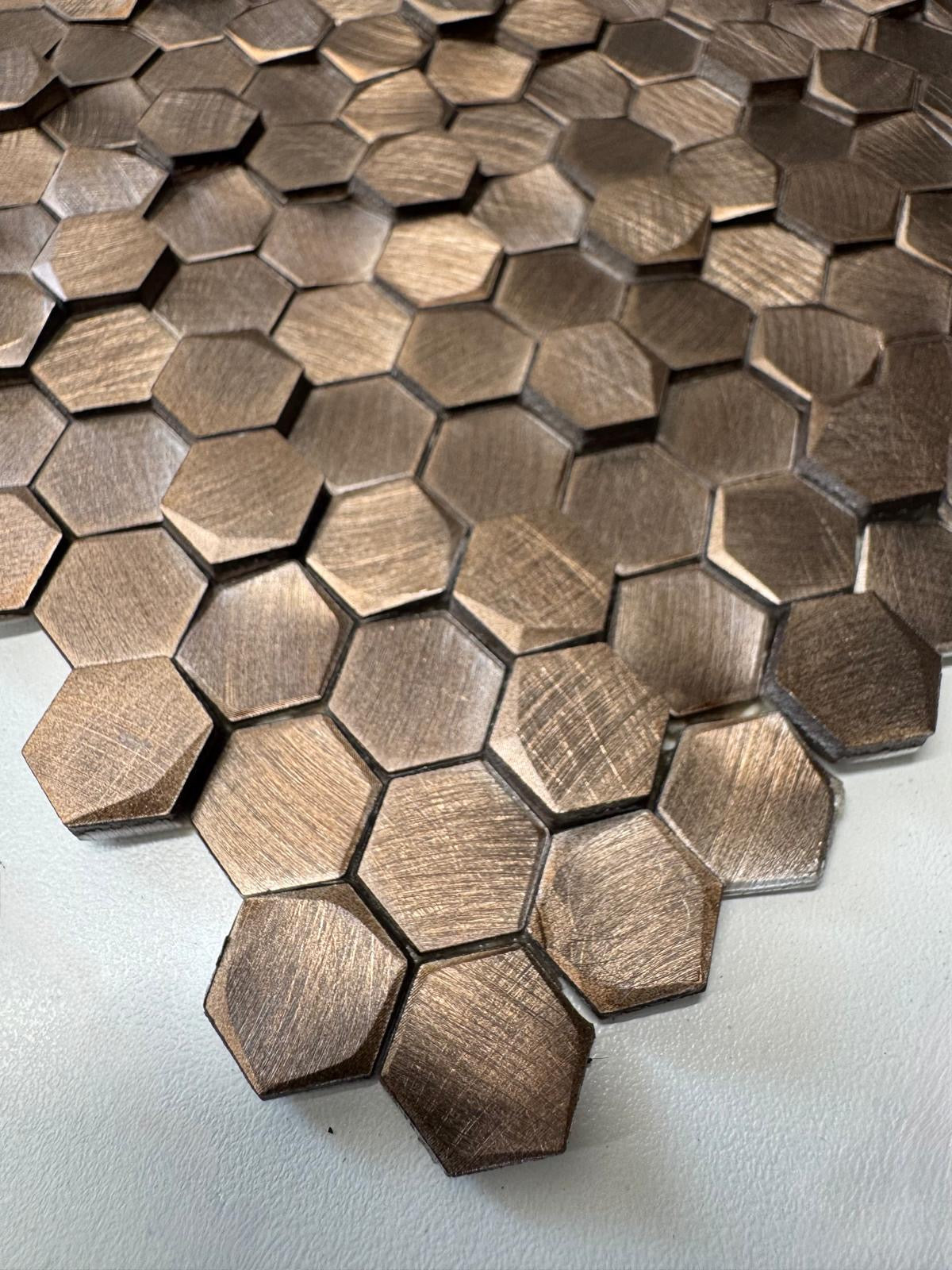 Colonial Hexagon 10mm 3D 4-8mm op matje 300x300