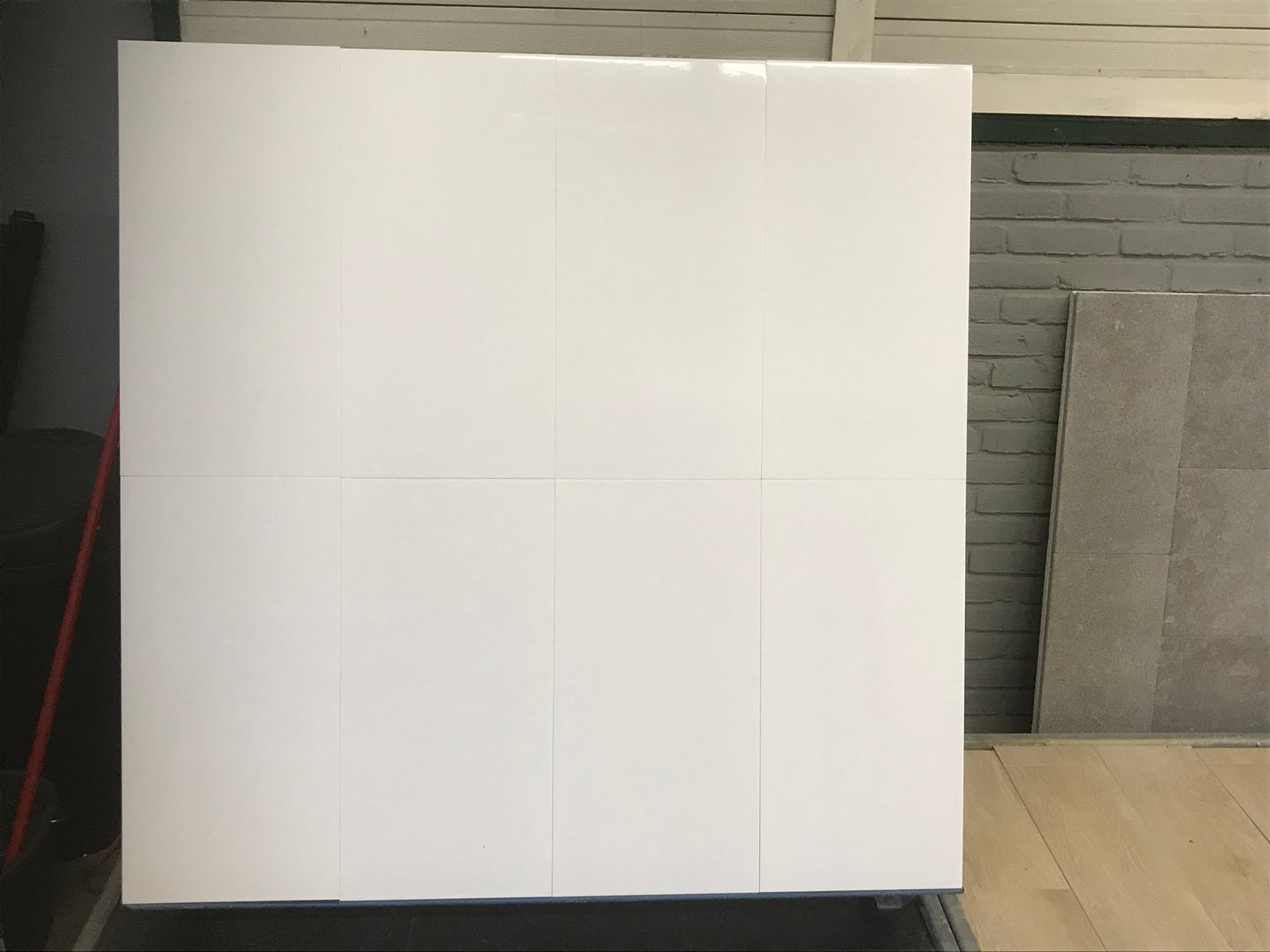 Wandtegels blanco wit prismacer 600x300x8mm glans