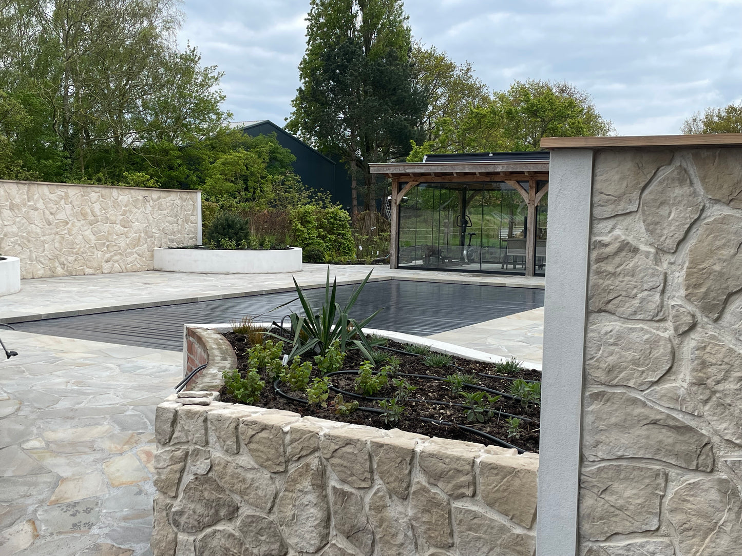 Flagstones Brasil Green Quartzite 25-40mm inhoud krat 22M2