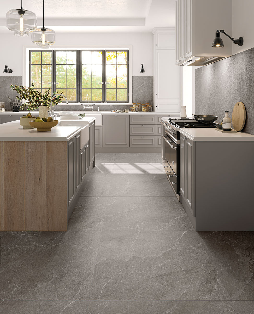 Tegels Keramisch Cortina Fumo 900x900x9.5mm naturale