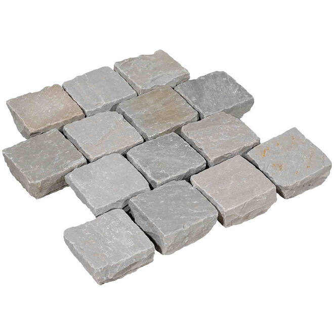 Kasseien Kandla Grey 14x14x5-7cm -20x14x5-7cm en 20x14x3-5cm