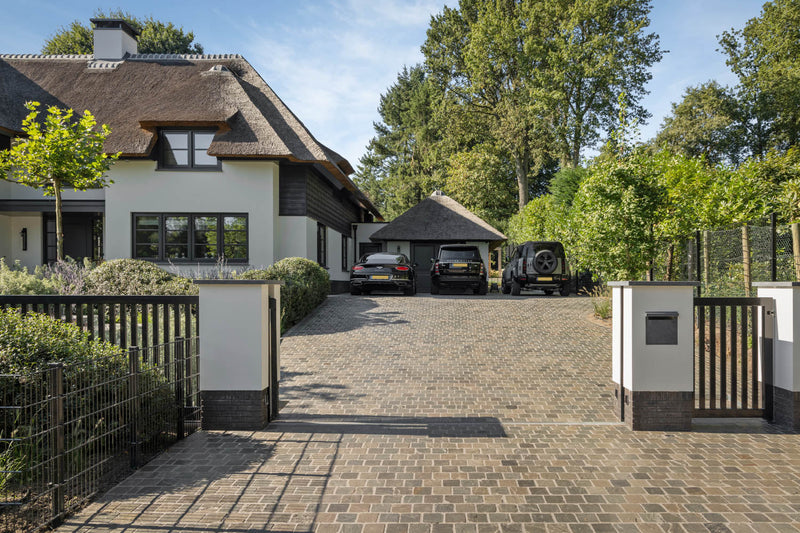 Kasseien natuursteen voor oprit en tuinpad