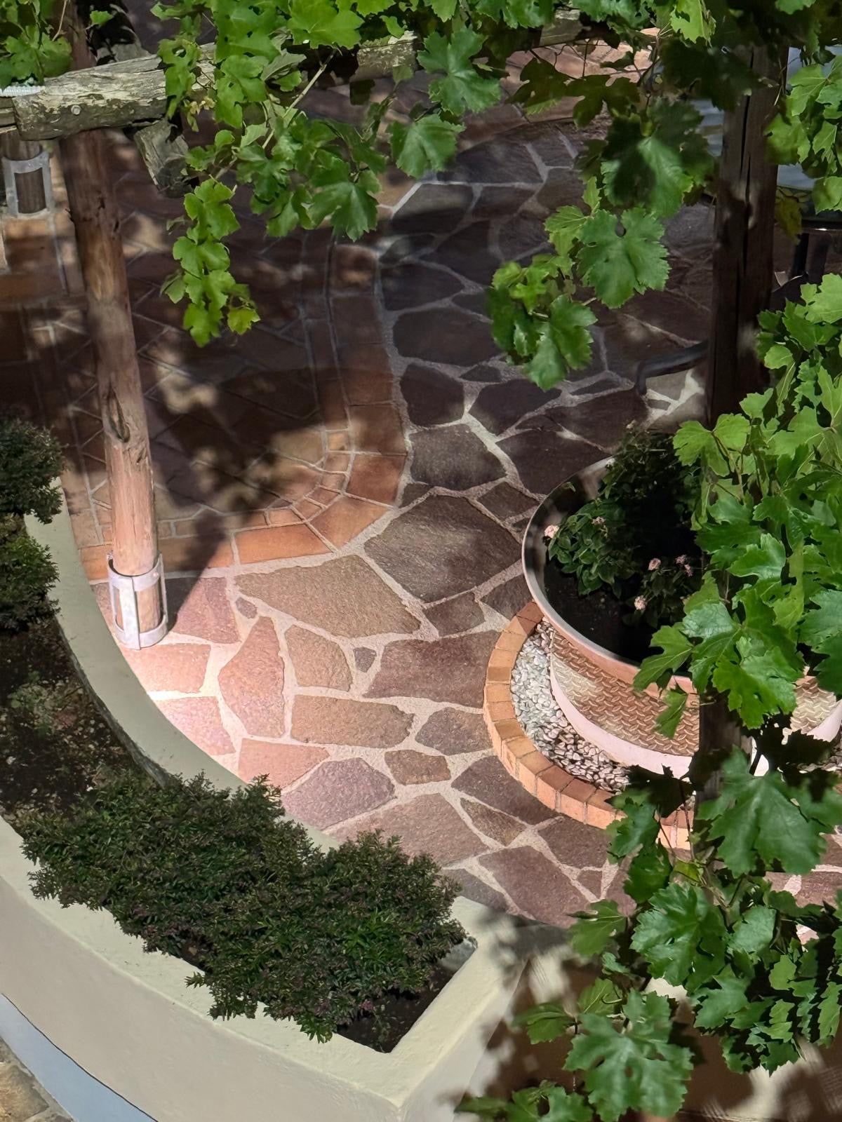 Flagstones Italiaanse Porfier Jumbo  XXL 20-40mm 2-4pc per M2