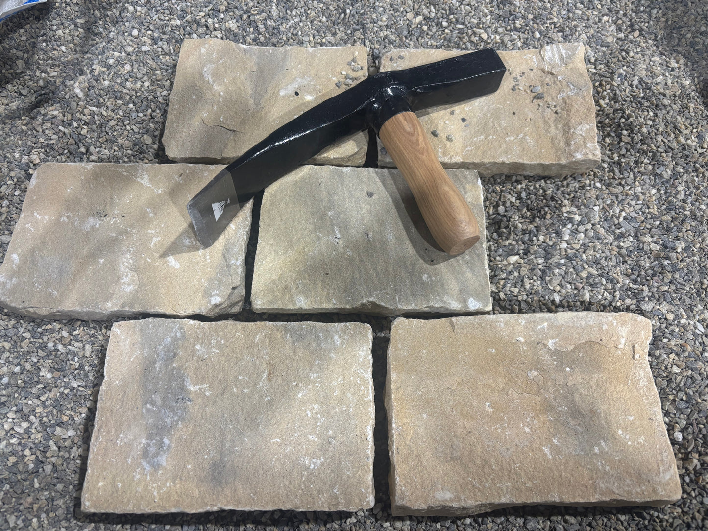 Kasseien Calcaire Blanc  20x14x5-7cm