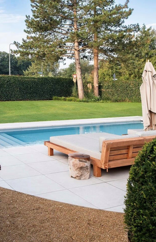 Terras Tegel Brystone White 795x795x20mm naturale R11