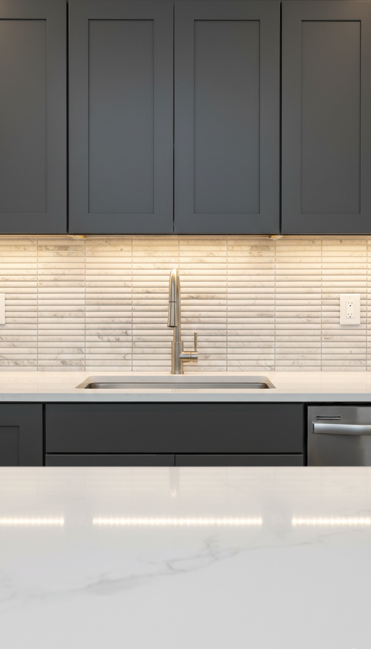 art 701 Kit Kat  Bull Nose Bianco Carrara Mozaïek 151x30x15mm gezoet