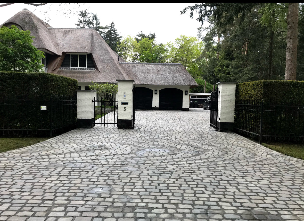 Kasseien Belgische Porfier 20x14x3-5cm