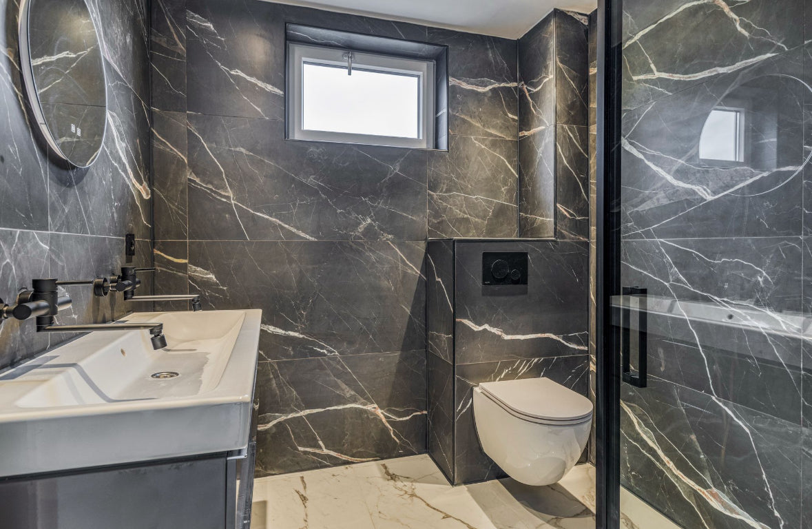 Mamerlook Callacatta Nero merk Nexion 1198x598x9mm honed