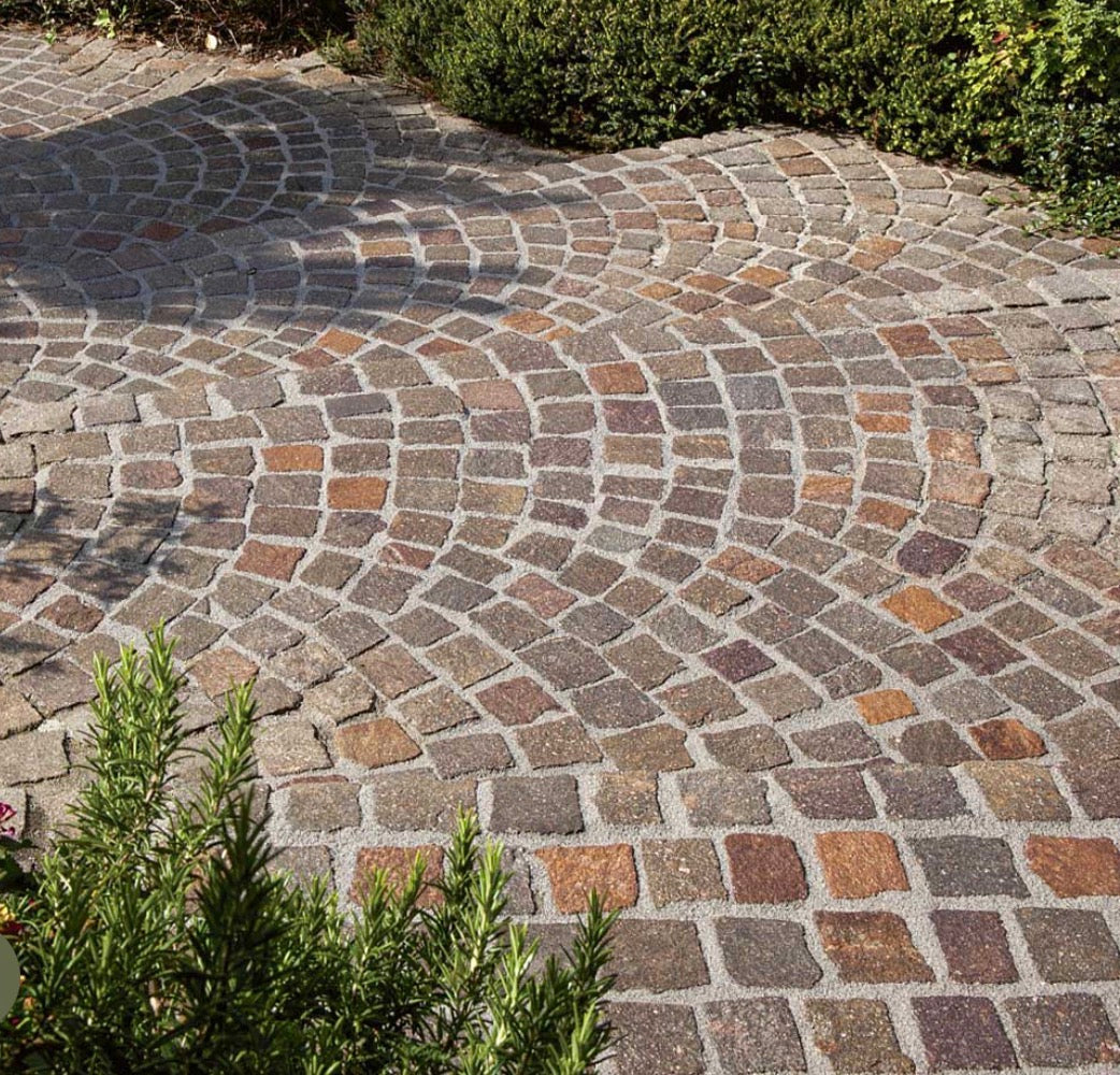 Kasseien Italiaanse Porfier 10x8x6-8cm