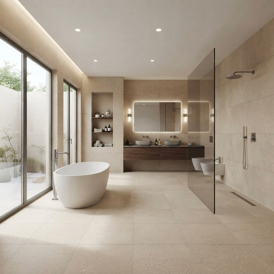 Tegels Keramisch  Etrea Sabbia 900x900x9.5mm naturale