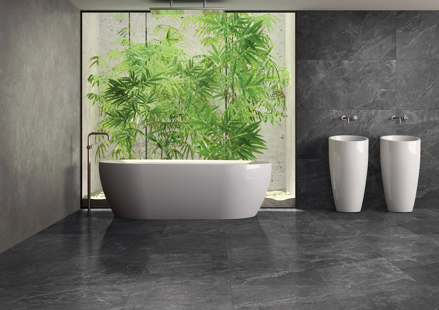 Marmerlook Accademia Runa Nero nexion 1198x598x9mm honed