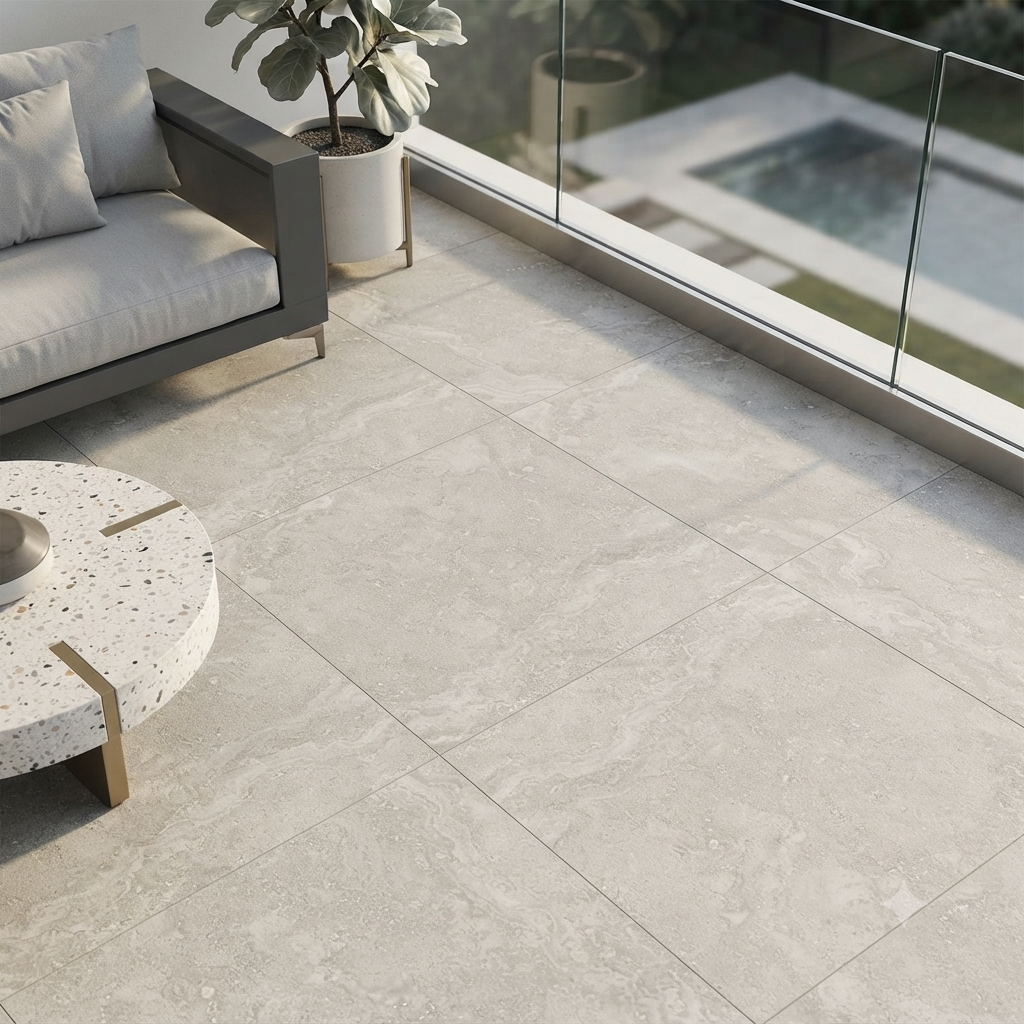 Terras Tegel Keramisch Dolomia Grey 894x894x20mm  naturale