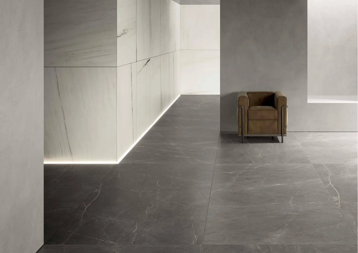 Marmerlook Pompeij Pulpis Grigio merk Nexion 1198x598x9mm honed