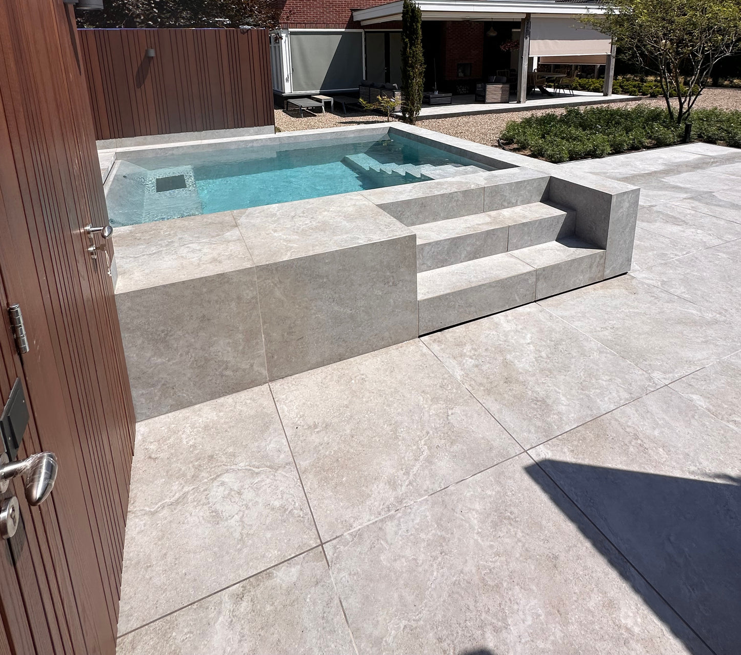 Terrastegels Dolomia  Almond 894x894x20mm  naturale