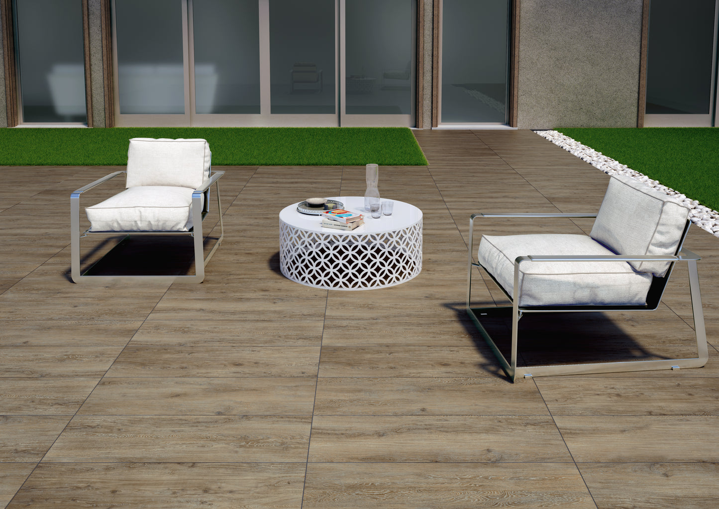 Terrastegel Houtlook Decape FP2 Noce 1200x400x20mm