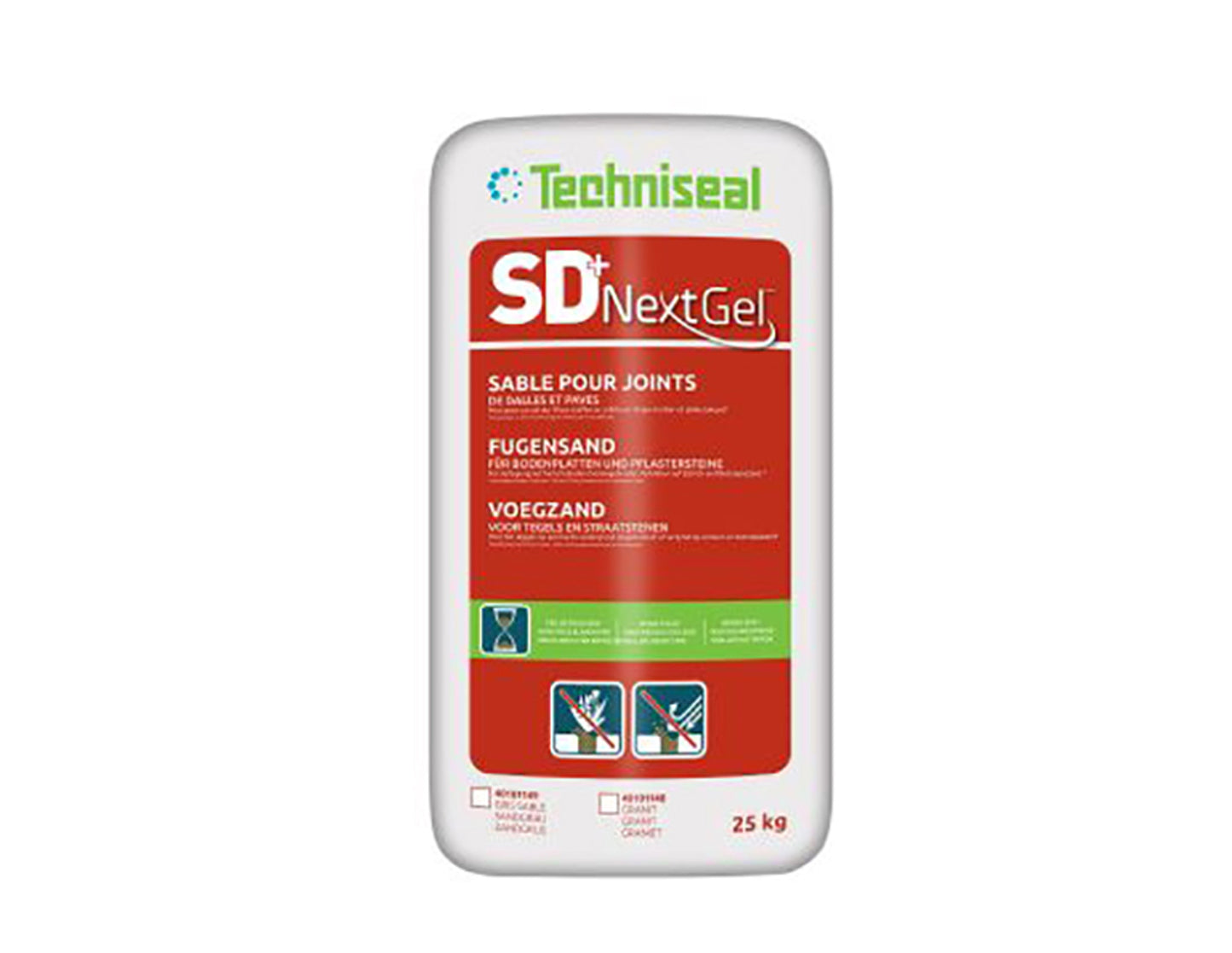 Techniseal Voegzand SD+Next Gel MC 25KG kleur zandgrijs en graniet