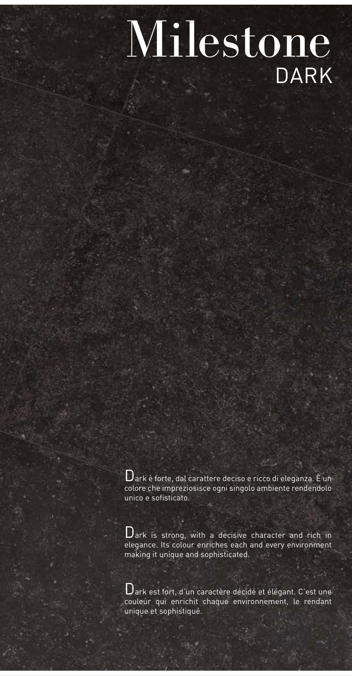 Milestone Dark | Sil Ceramiche Italië