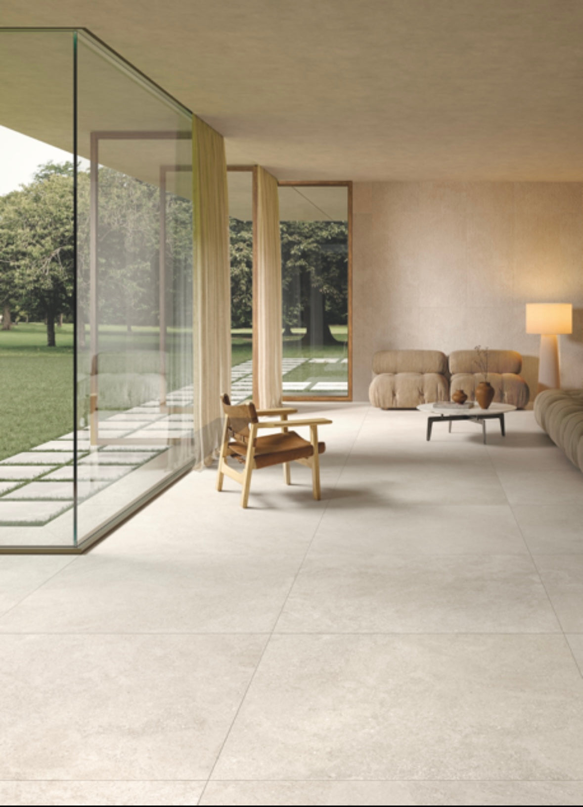 Tegel Keramisch  Etrea Avorio 900x900x9.5mm naturale