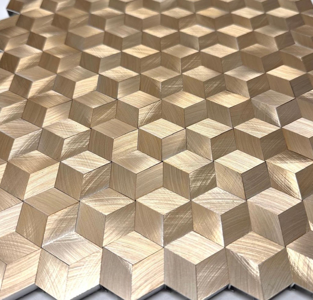 art 723 Aluminium 3D Bronze Gold