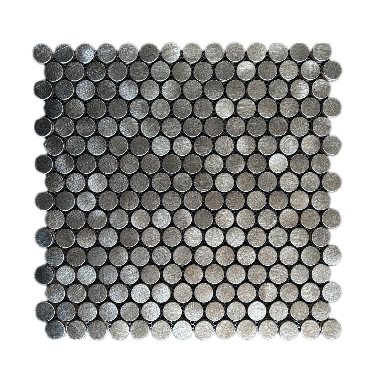art 730 Reflections Gun Metal Penny Round 19mm