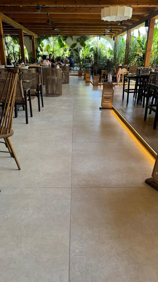 Tegels Keramisch  Grey Soul Sand 900x900x9.5mm naturale
