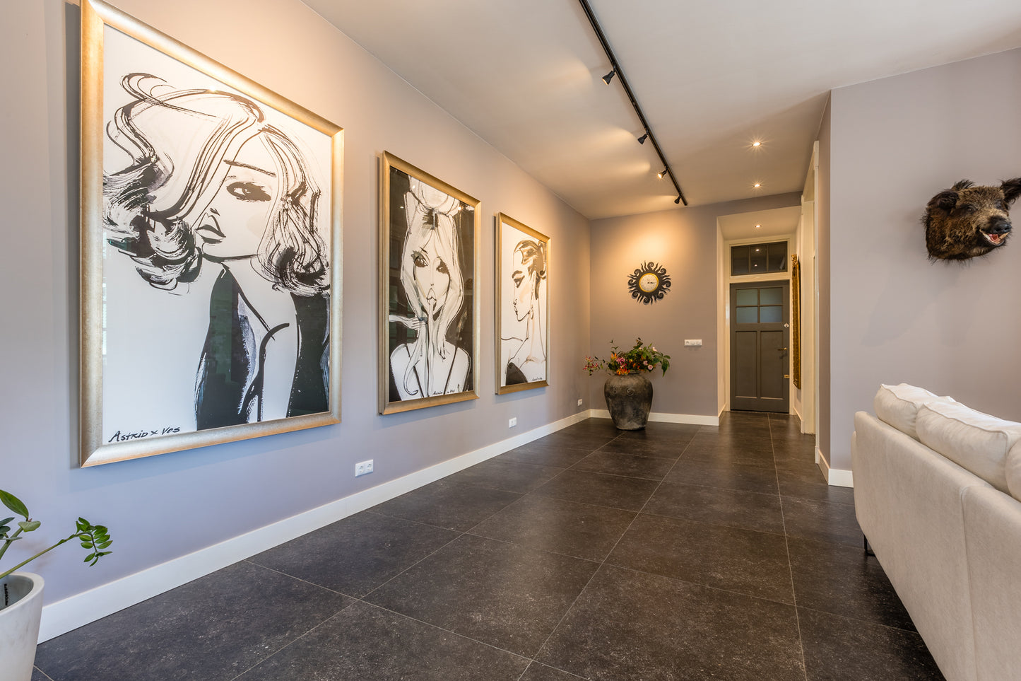 Pierre Bleu Noir 800x800x9mm verouderd strakke kanten