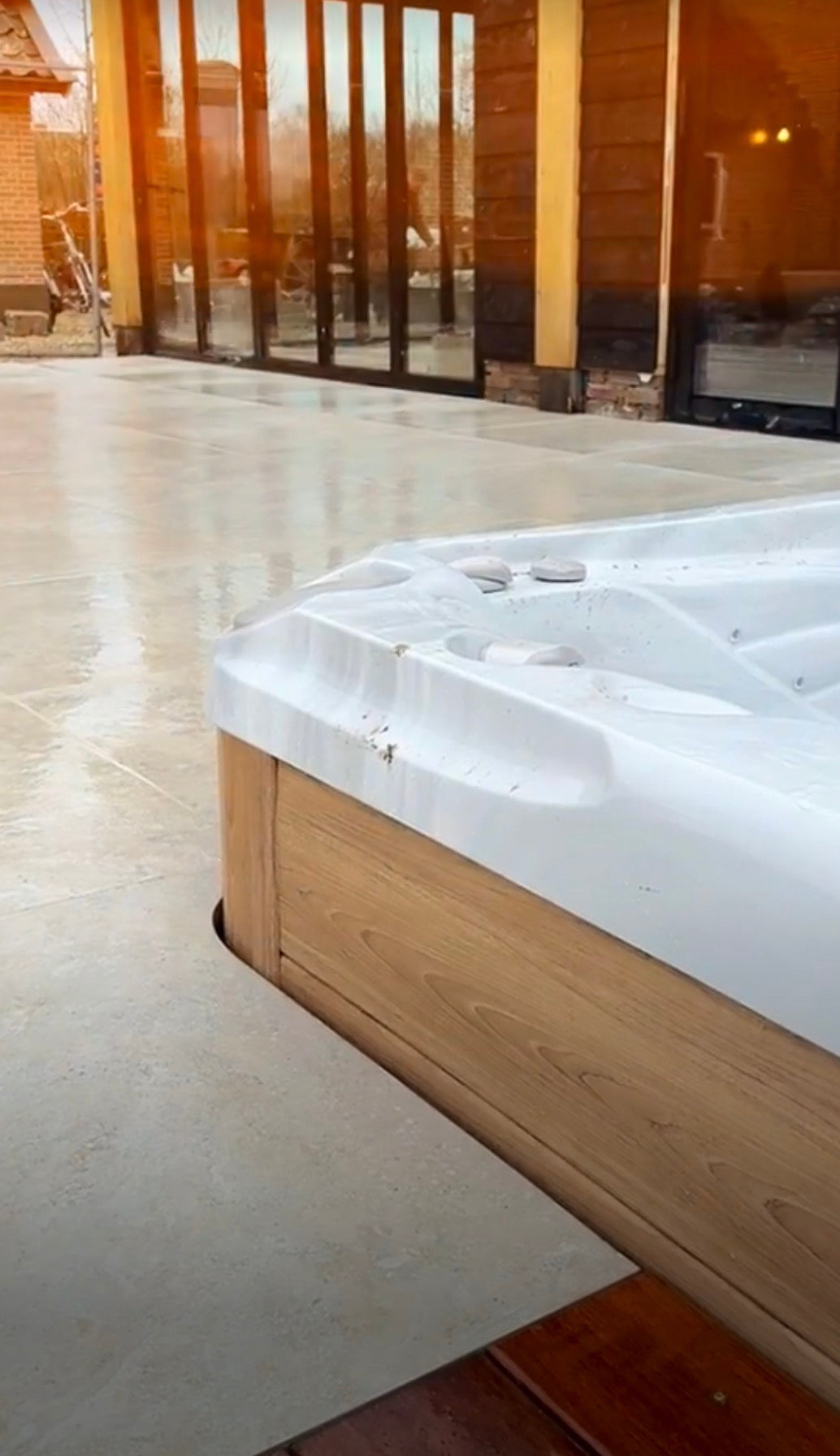 Terrastegels Dolomia  Almond 894x894x20mm  naturale