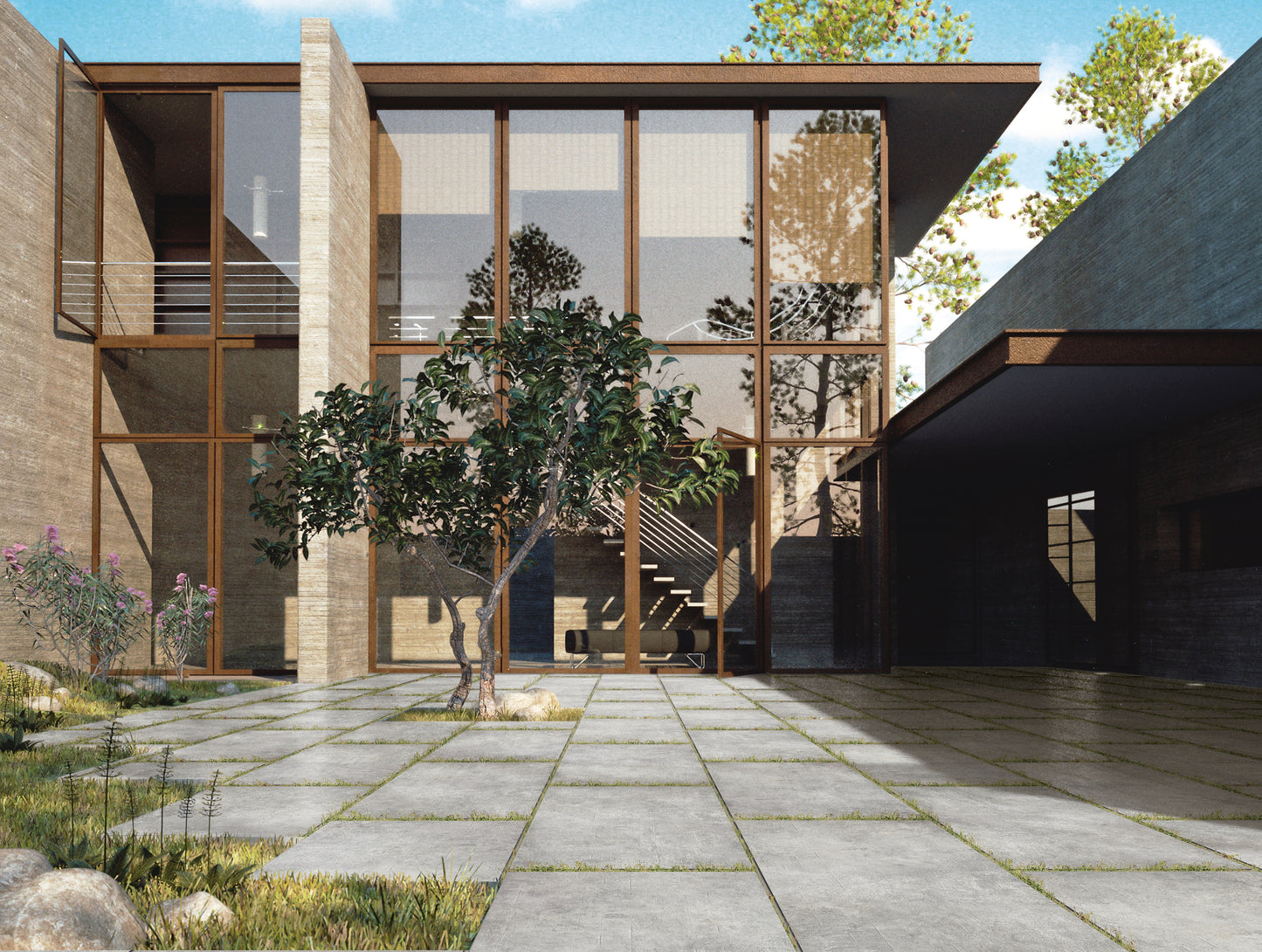 Terrastegels Grey Soul Mid FP2 | 894x894x20mm naturale