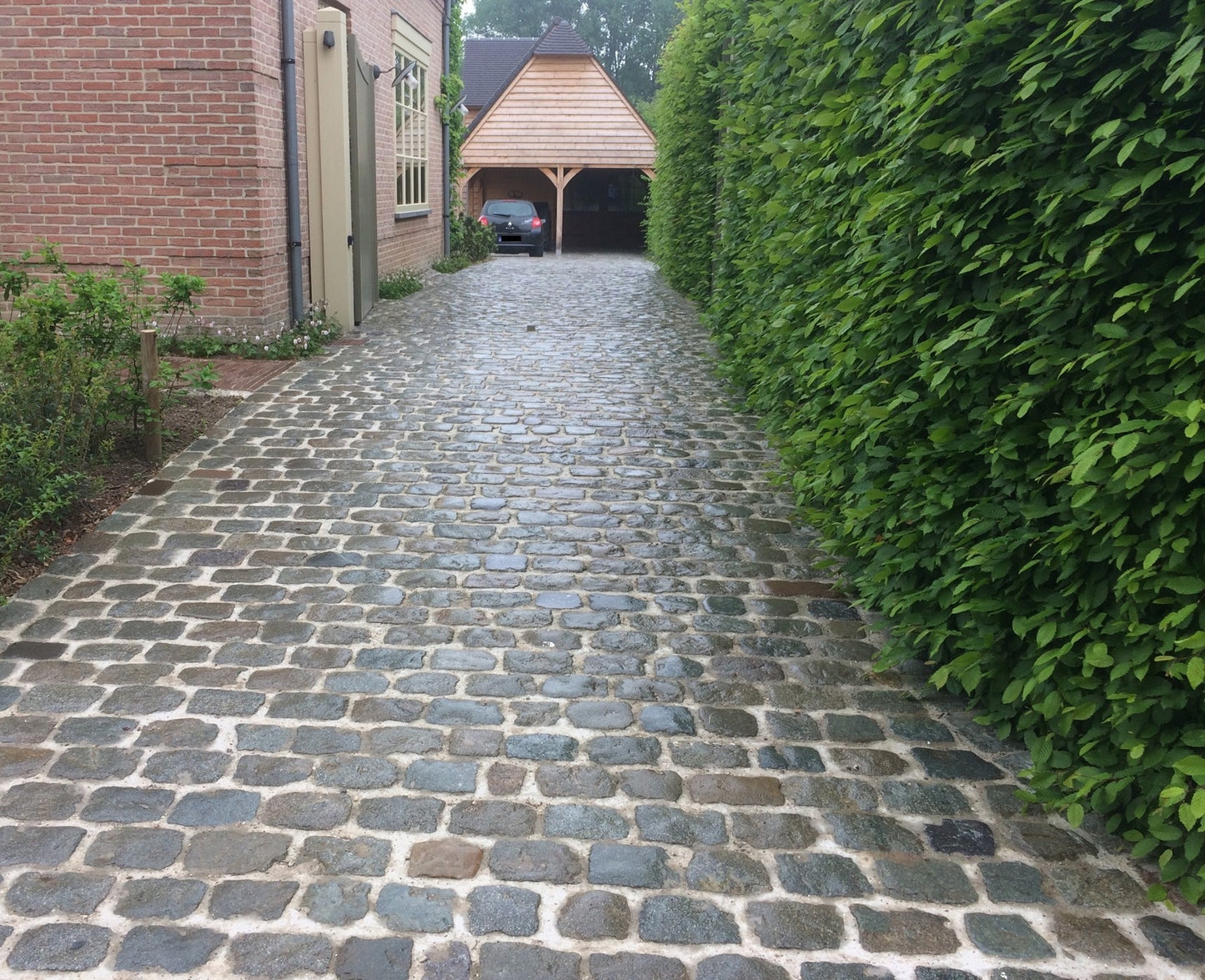 Kasseien Belgische Porfier 20x14x3-5cm