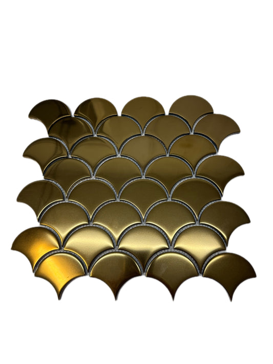 art 716 Glasmozaïek Waaier Gold