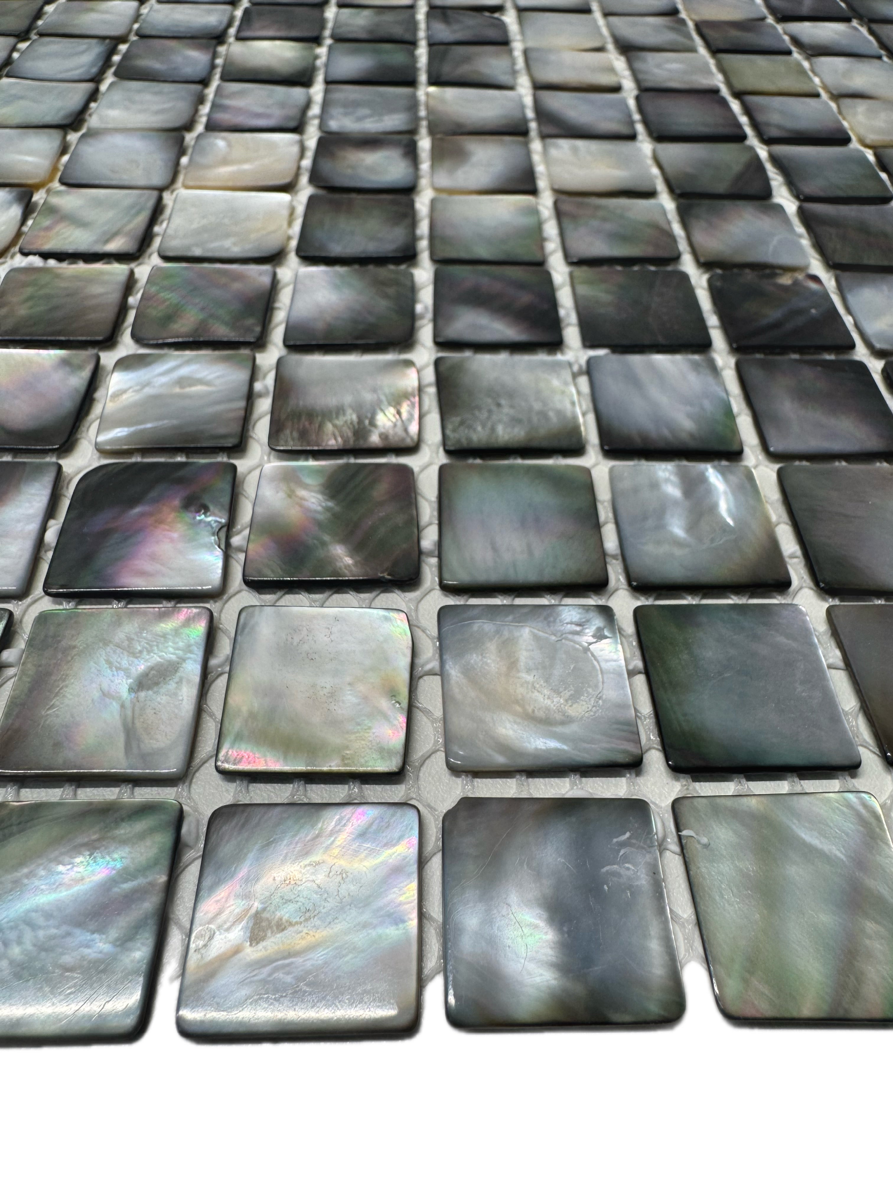 art 700 Deep Sea Oyster Pearl Natural Mozaïek 15mm op matje 300x300x2mm