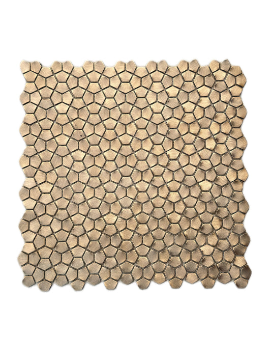 art 724 Colonial L Antic Grazy Pattern Gold 300x300x4mm