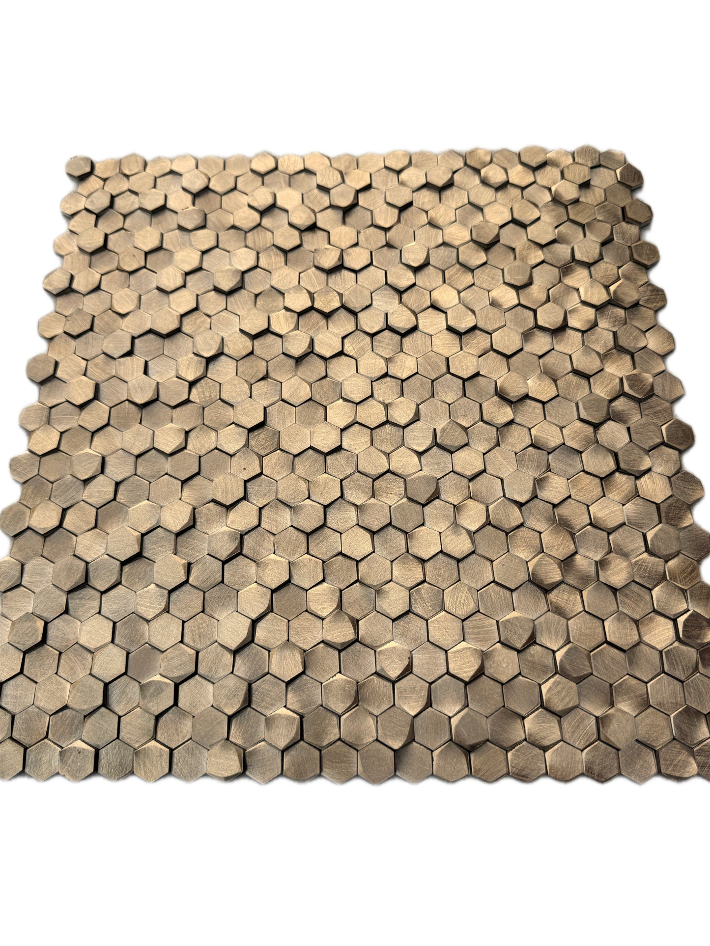 art 727  Colonial L Antic Gravity 3D Mozaiëk Hexagon Gold 10mm zonder voeg