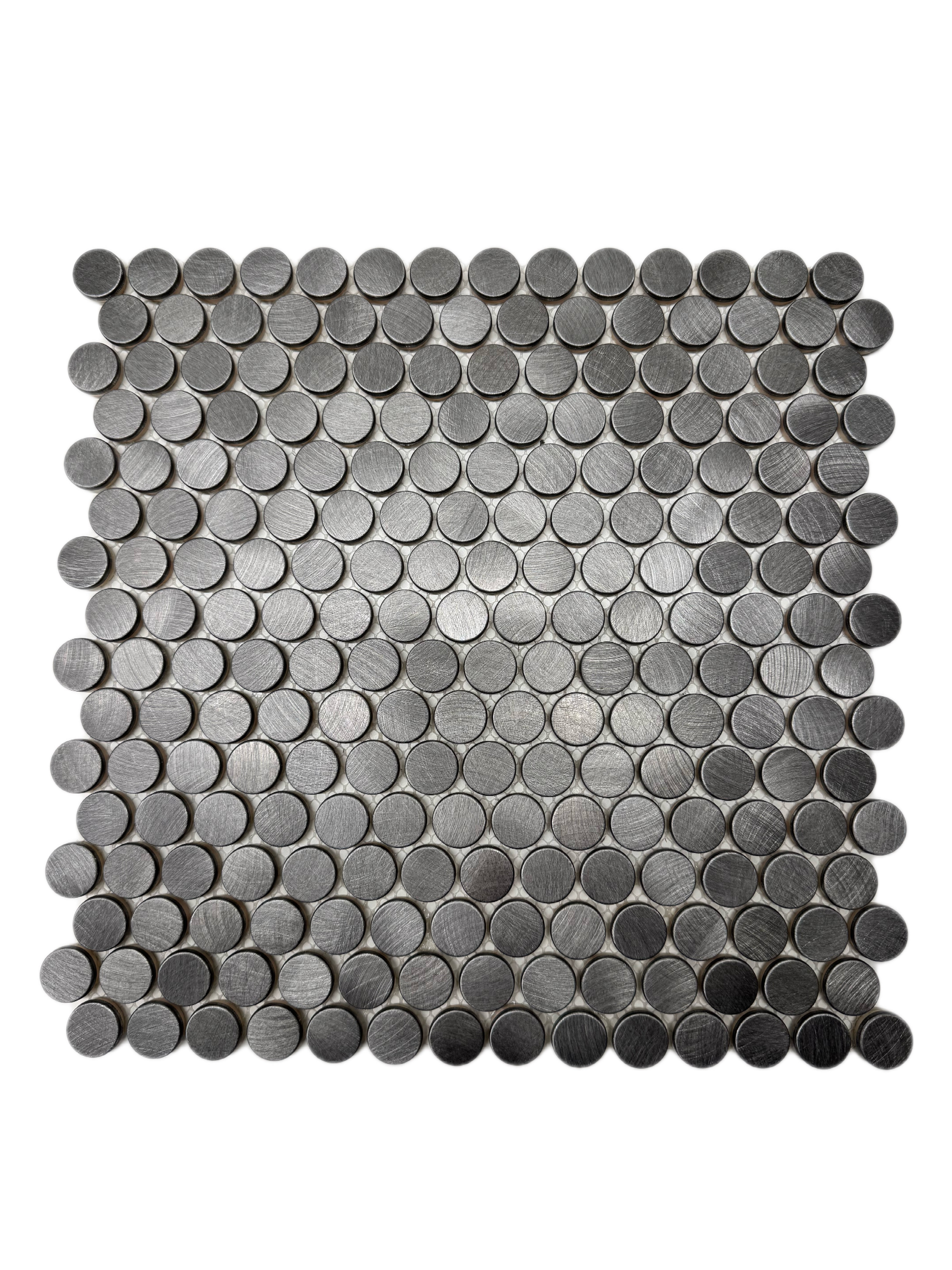 art 730 Reflections Gun Metal Penny Round 19mm
