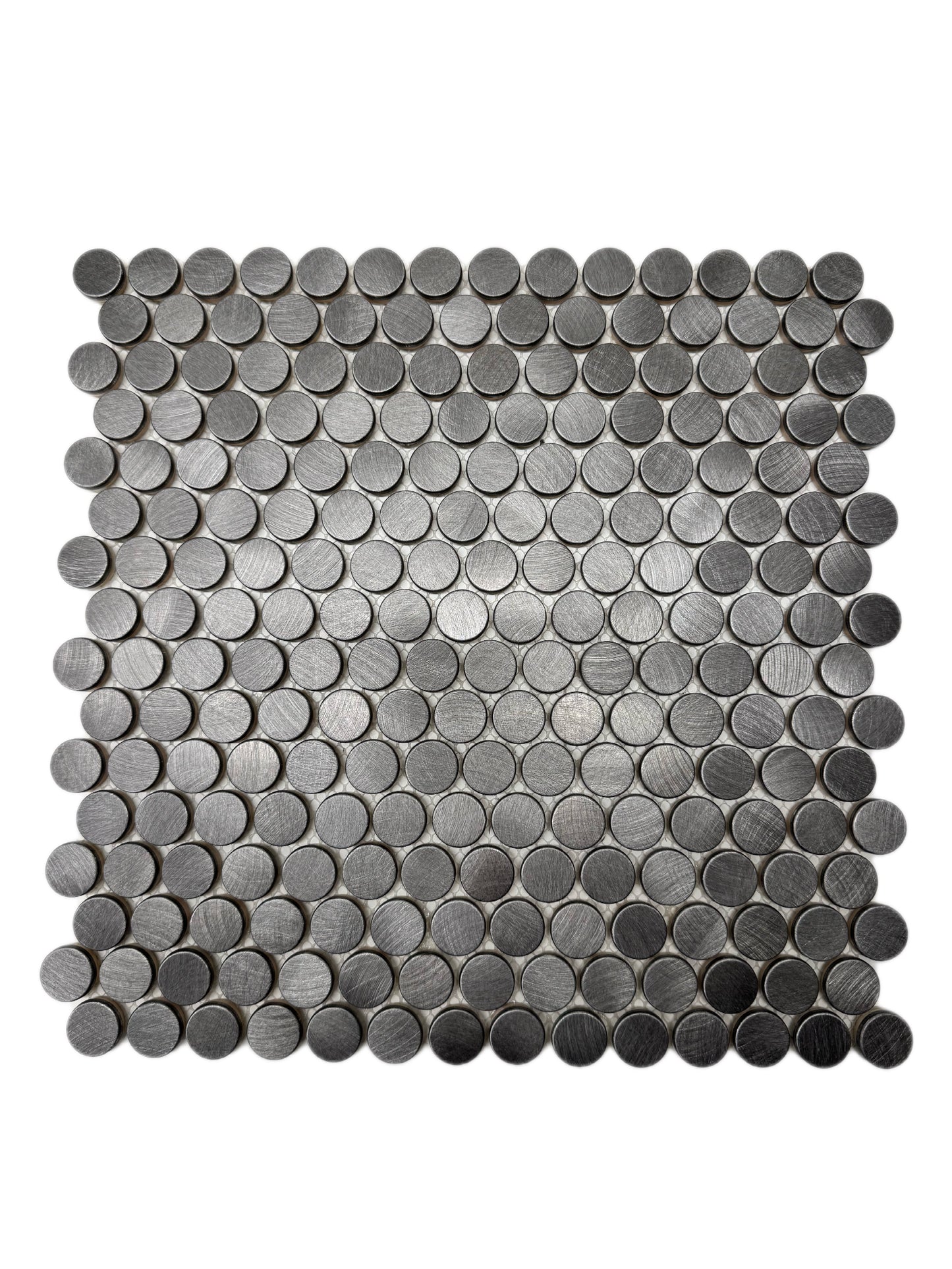 art 730 Reflections Gun Metal Penny Round 19mm