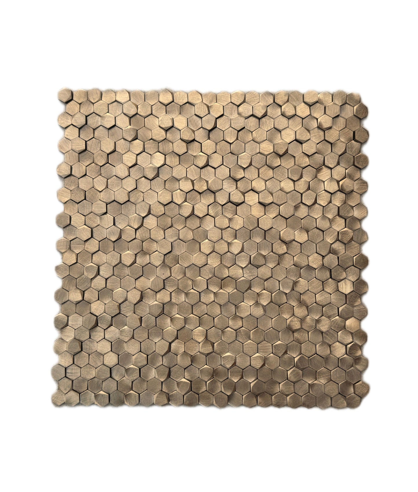 art 727  Colonial L Antic Gravity 3D Mozaiëk Hexagon Gold 10mm zonder voeg