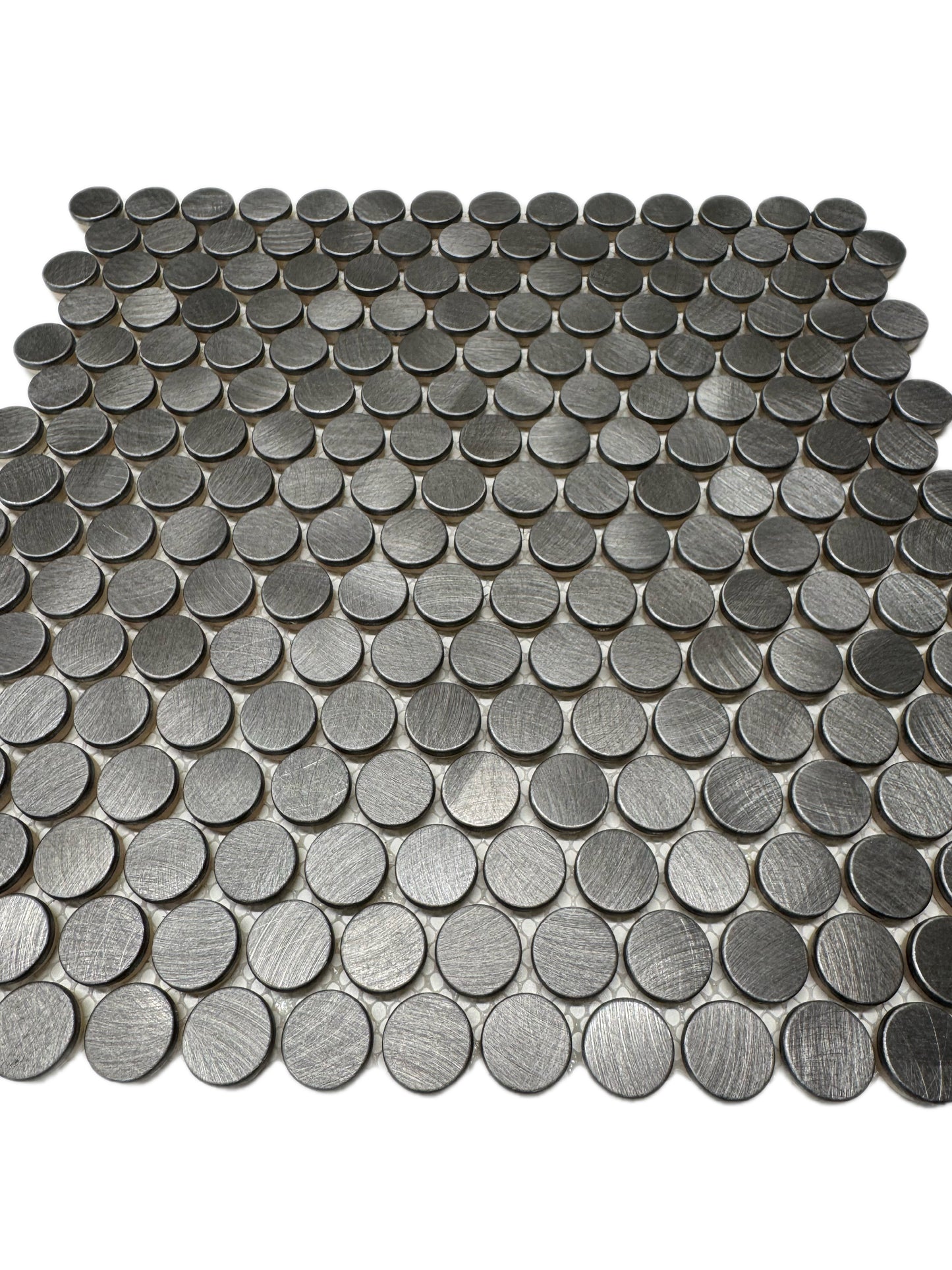 art 730 Reflections Gun Metal Penny Round 19mm