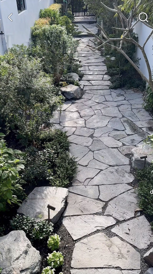 Flagstone Kavalas Grey Jumbo  XXL 20-35mm 2-4pcM2 inhoud krat 20M2