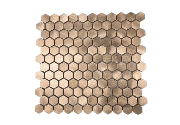 Hexagon Bronze Mozaiek