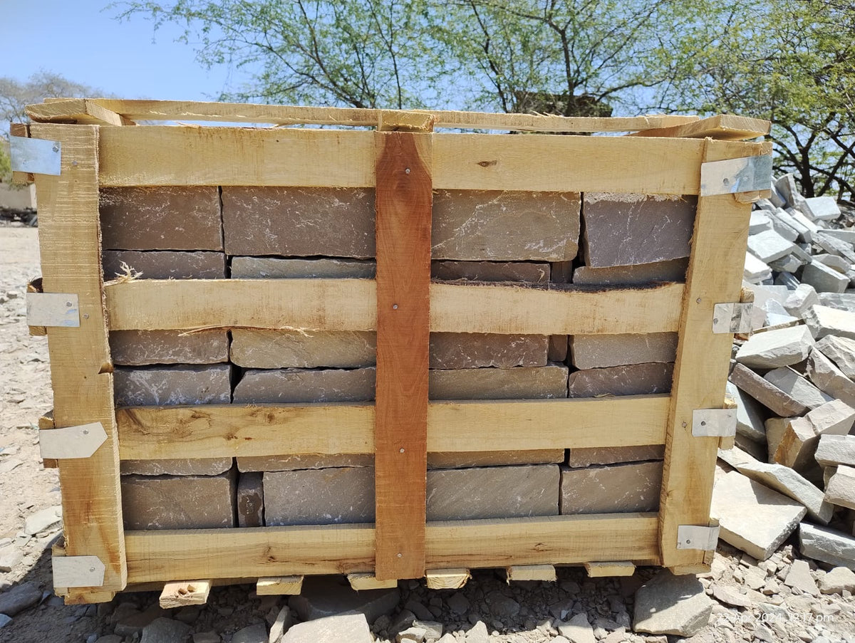 Kasseien Kandla Ochre -14x14x5-7-20x14x5-7cm