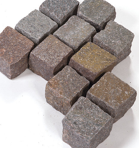 Kasseien Italiaanse Porfier 10x10x6-8cm